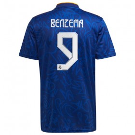 Real Madrid Karim Benzema 9 Voetbalshirts Uit 2021/22